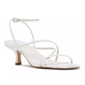 Madden Girl Chique Bone Paris Strappy Kitten-Heel Dress Sandal Size 9.5 MSRP $55